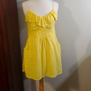 Lily Pulitzer Yellow Mini Sundress